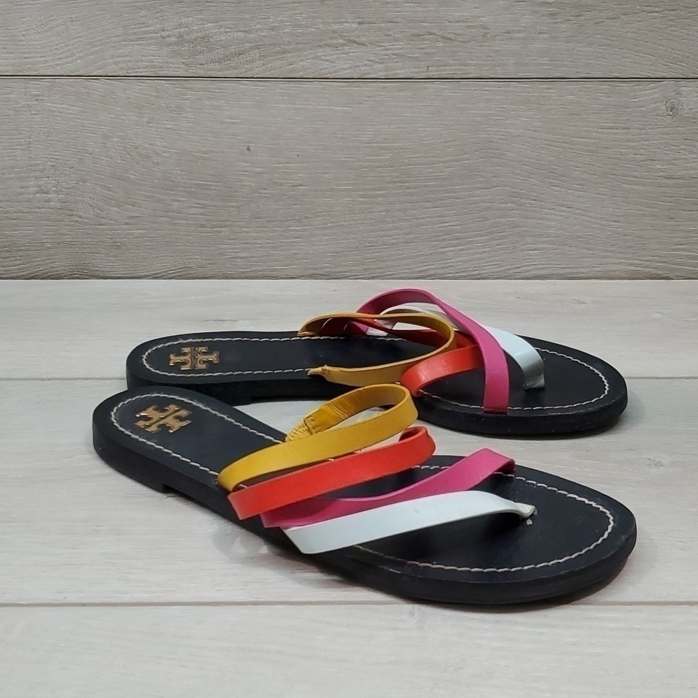Tory Burch Womens Sandals Flats shoes sz 8M
